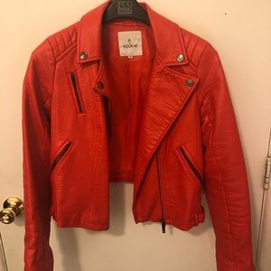 Faux leather perfecto jacket